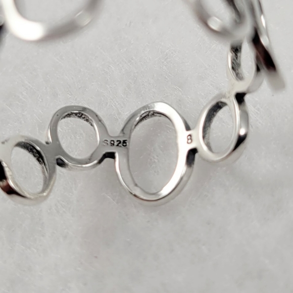 Sterling Silver Circle Band - Picture 8 of 12